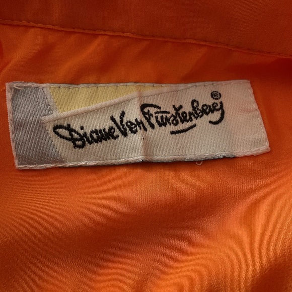 Vintage Diane Von Furstenberg Saffron Blouse - Picture 3 of 5